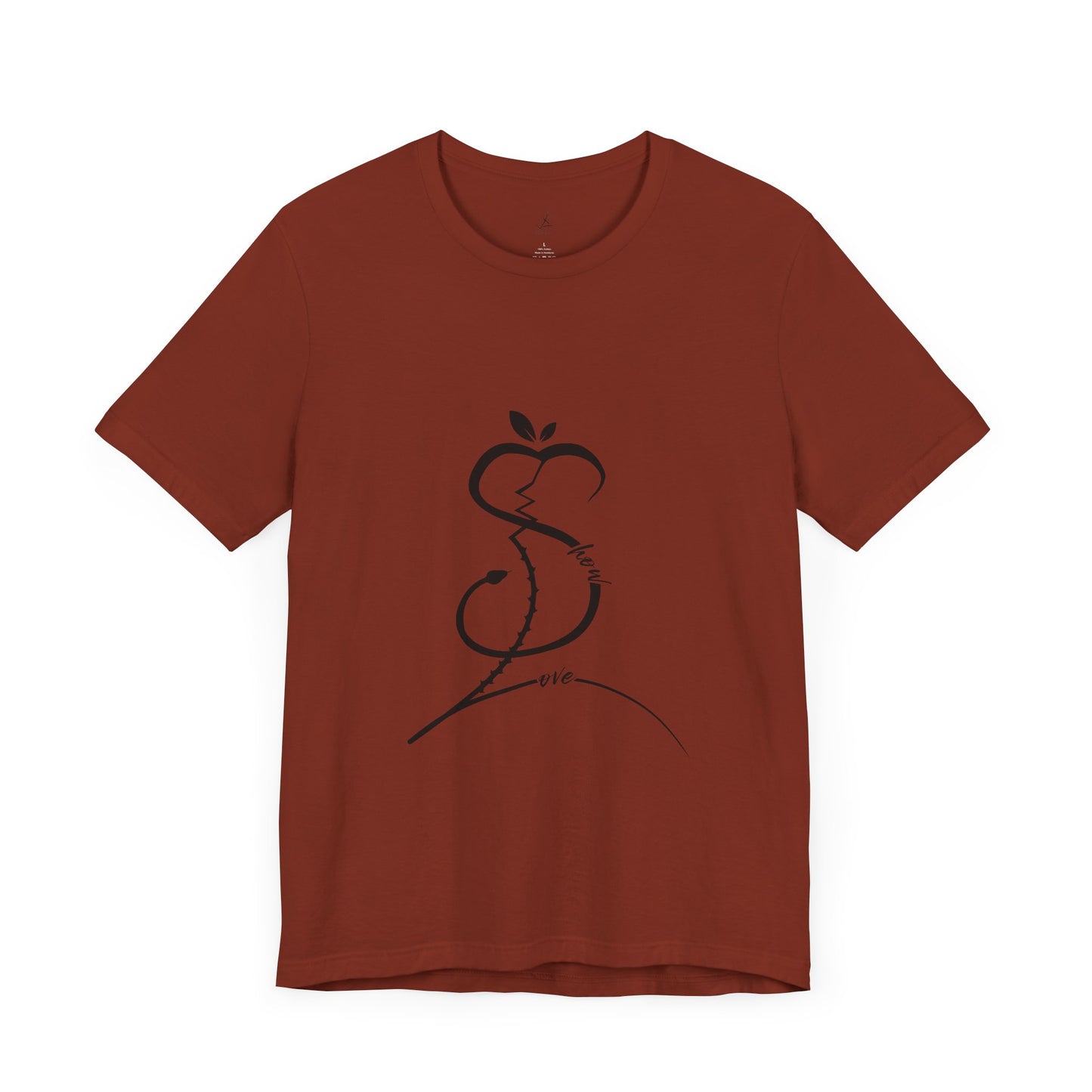 Forbidden Apple of Love Unisex Tee - Stylish Short Sleeve Shirt for Casual Wear
