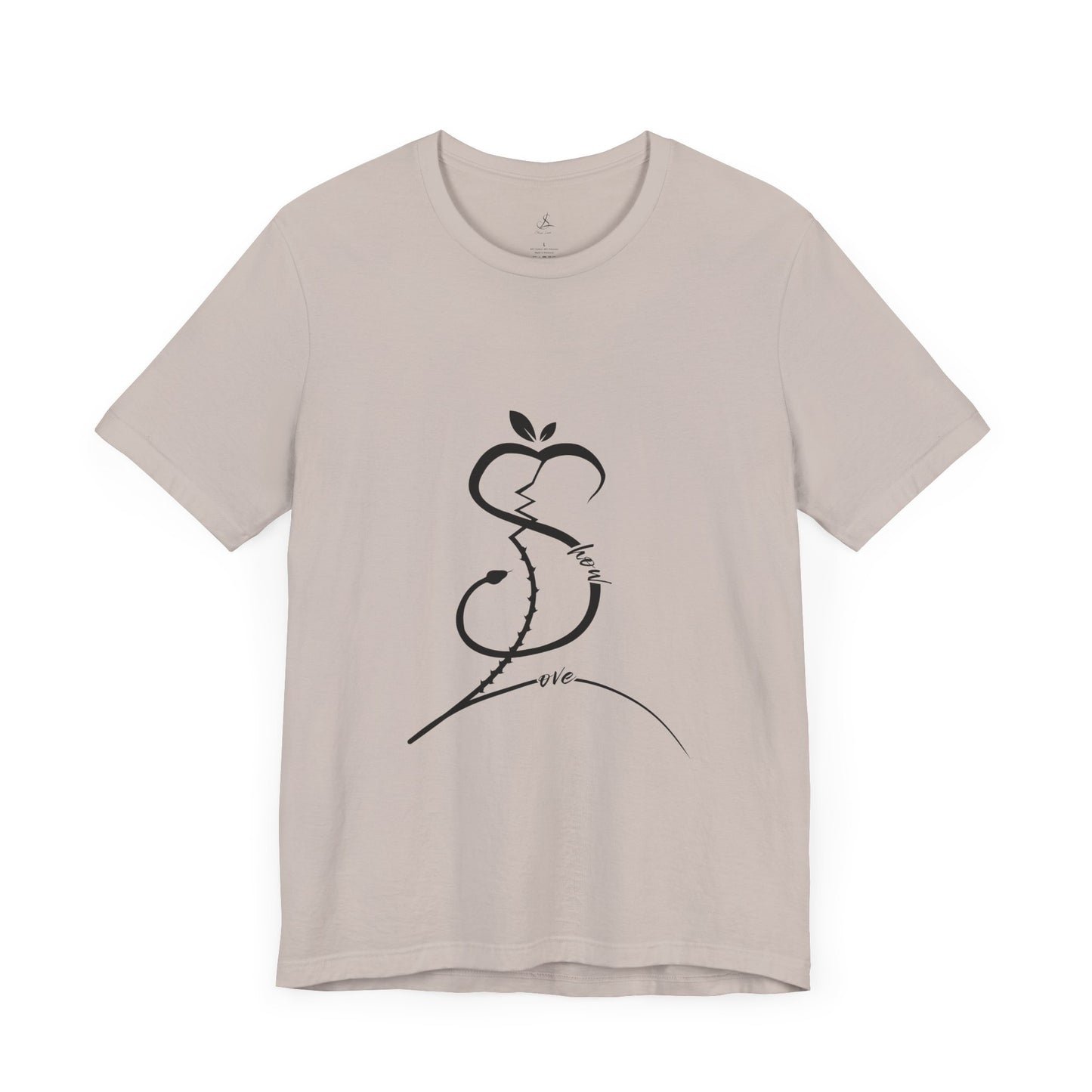 Forbidden Apple of Love Unisex Tee - Stylish Short Sleeve Shirt for Casual Wear