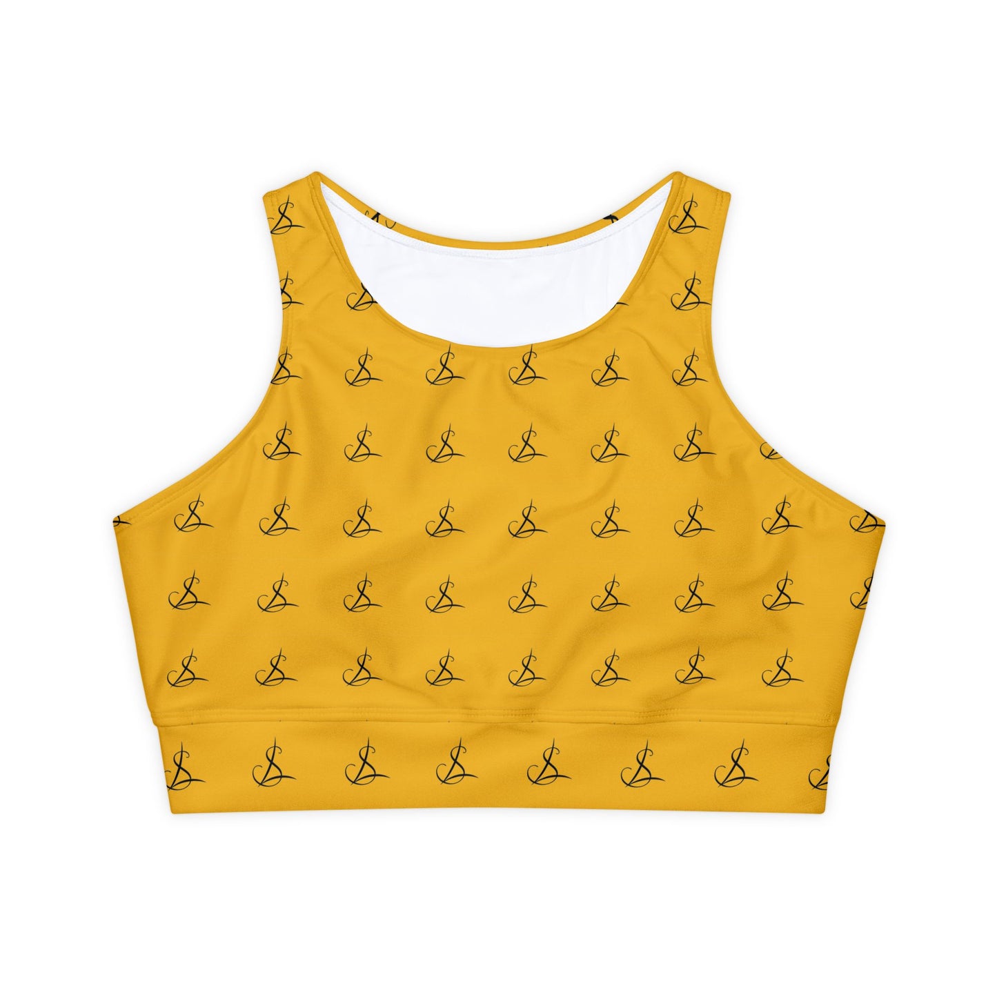 Fully Lined, Padded Sports Bra (AOP)