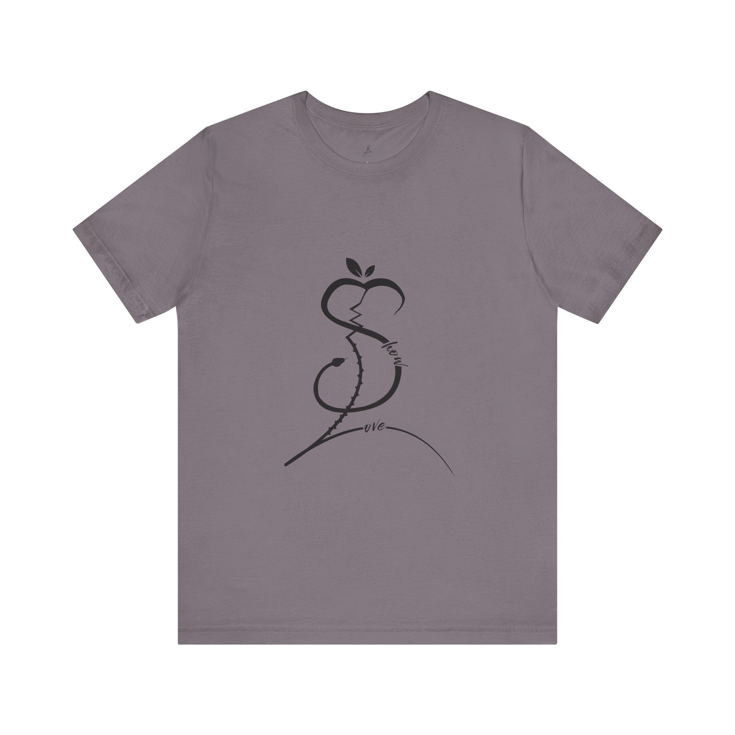 Forbidden Apple of Love Unisex Tee - Stylish Short Sleeve Shirt for Casual Wear