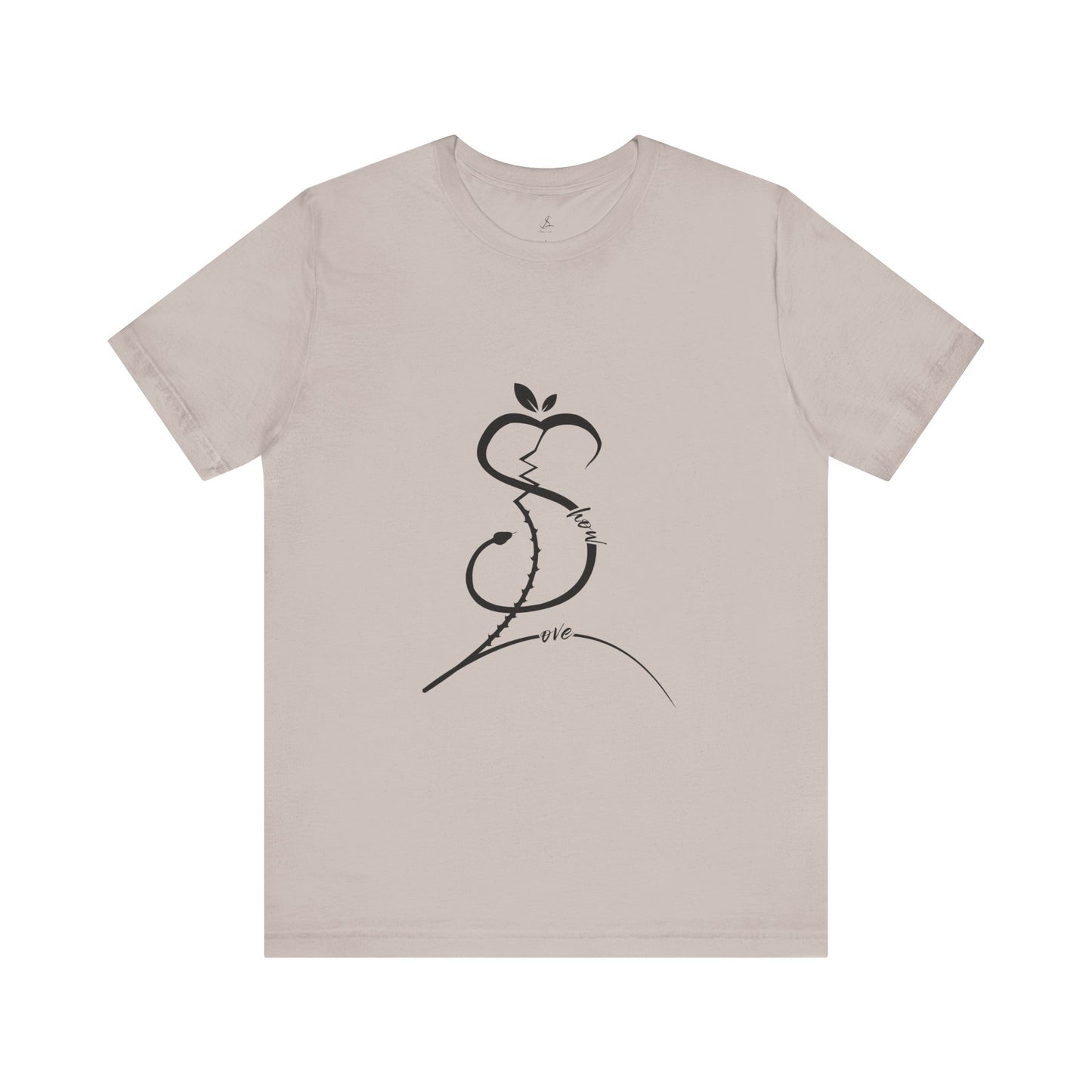 Forbidden Apple of Love Unisex Tee - Stylish Short Sleeve Shirt for Casual Wear
