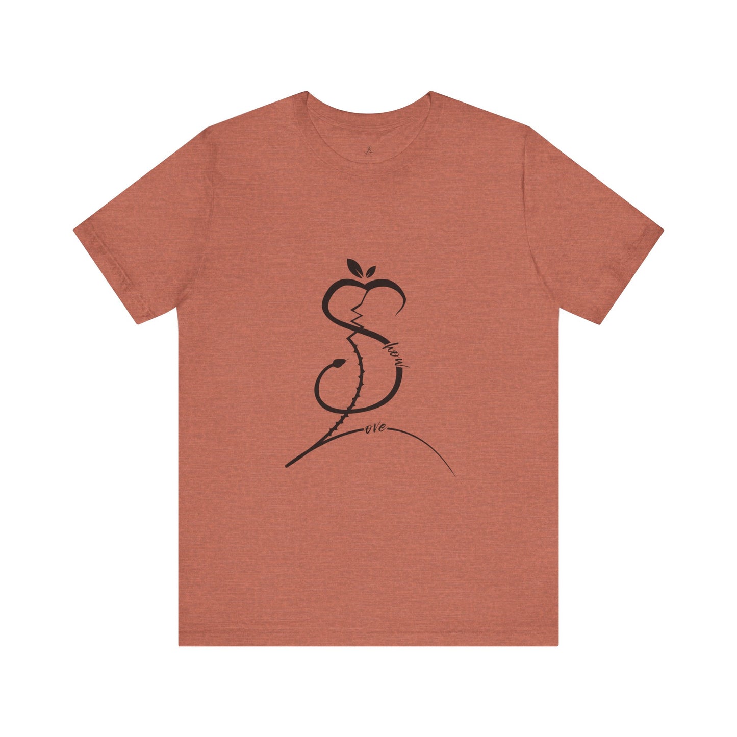 Forbidden Apple of Love Unisex Tee - Stylish Short Sleeve Shirt for Casual Wear