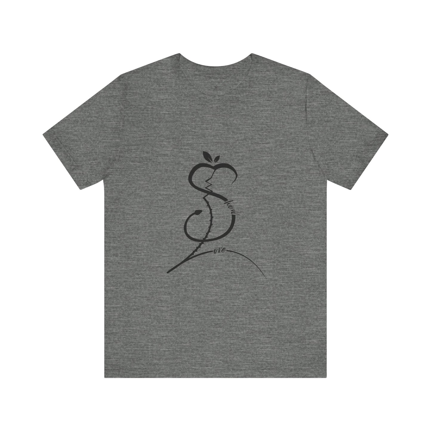 Forbidden Apple of Love Unisex Tee - Stylish Short Sleeve Shirt for Casual Wear