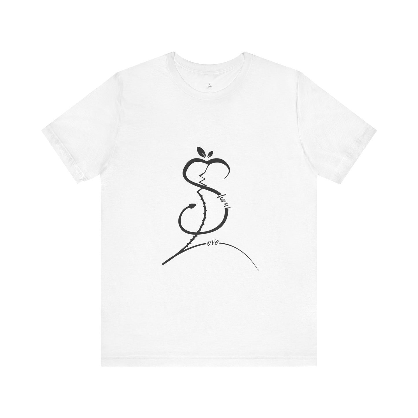 Forbidden Apple of Love Unisex Tee - Stylish Short Sleeve Shirt for Casual Wear