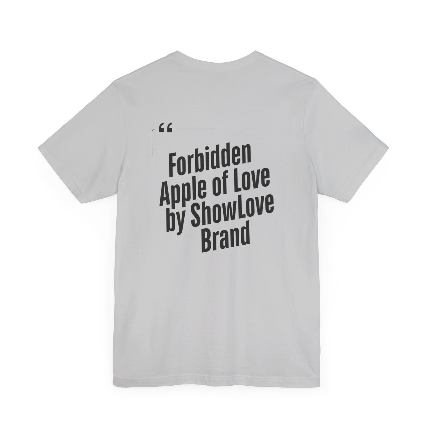 Forbidden Apple of Love Unisex Tee - Stylish Short Sleeve Shirt for Casual Wear