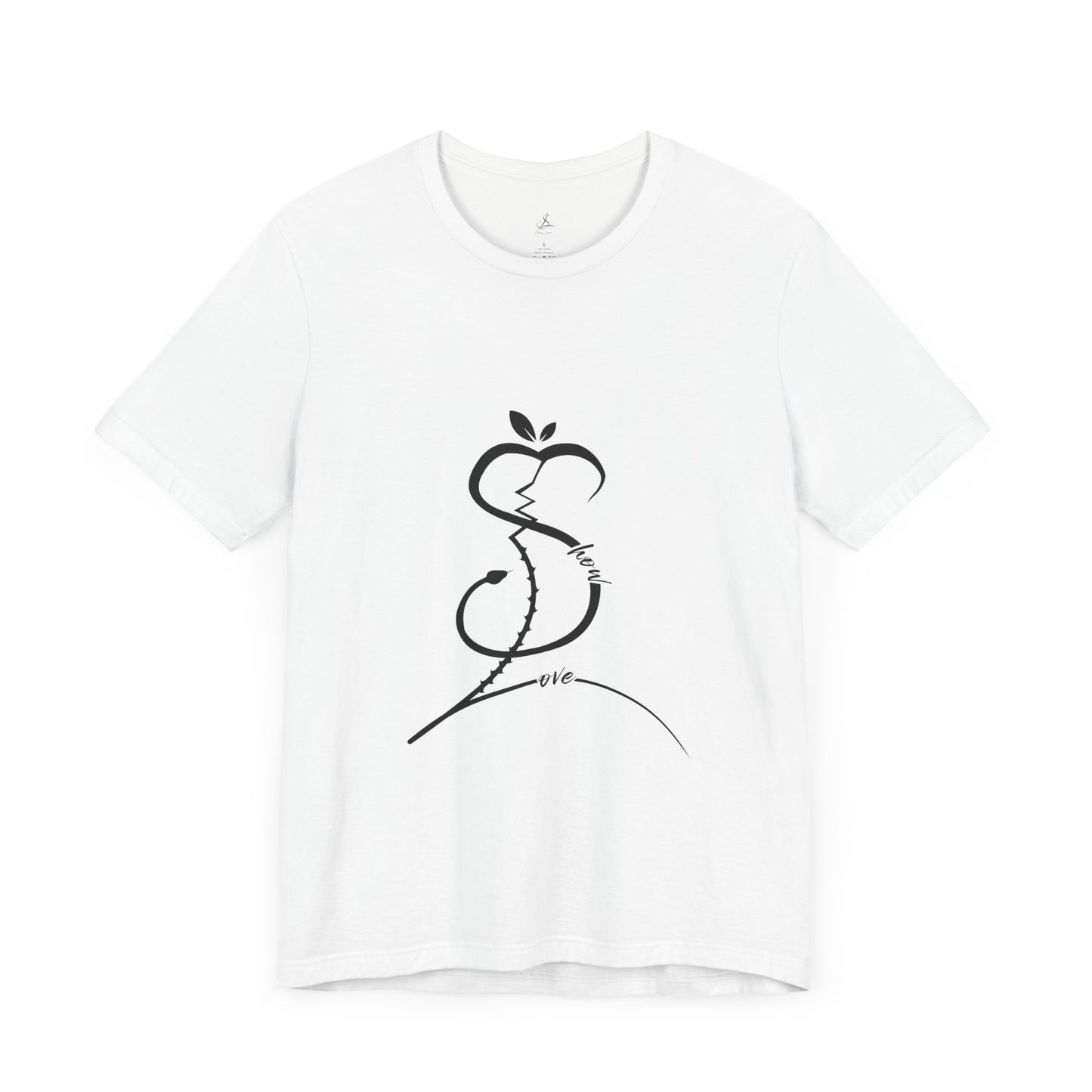 Forbidden Apple of Love Unisex Tee - Stylish Short Sleeve Shirt for Casual Wear
