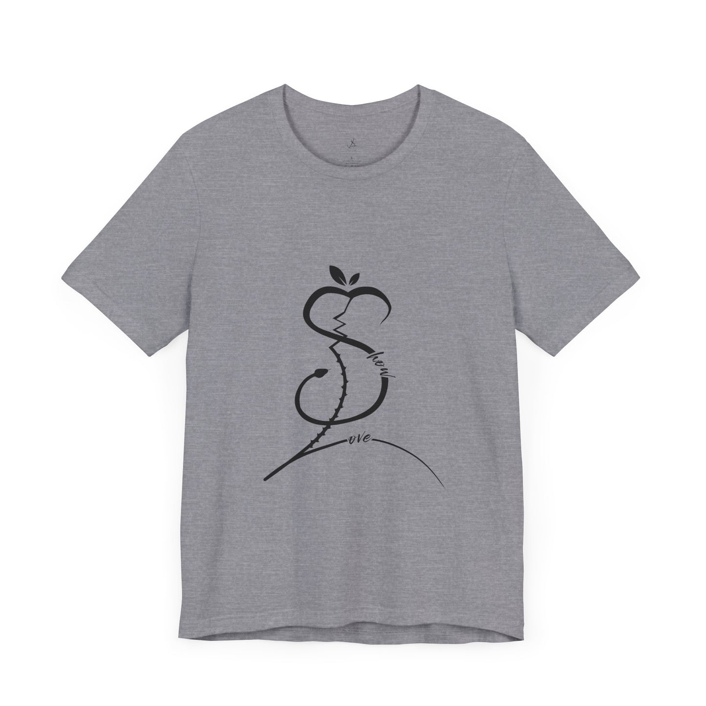 Forbidden Apple of Love Unisex Tee - Stylish Short Sleeve Shirt for Casual Wear