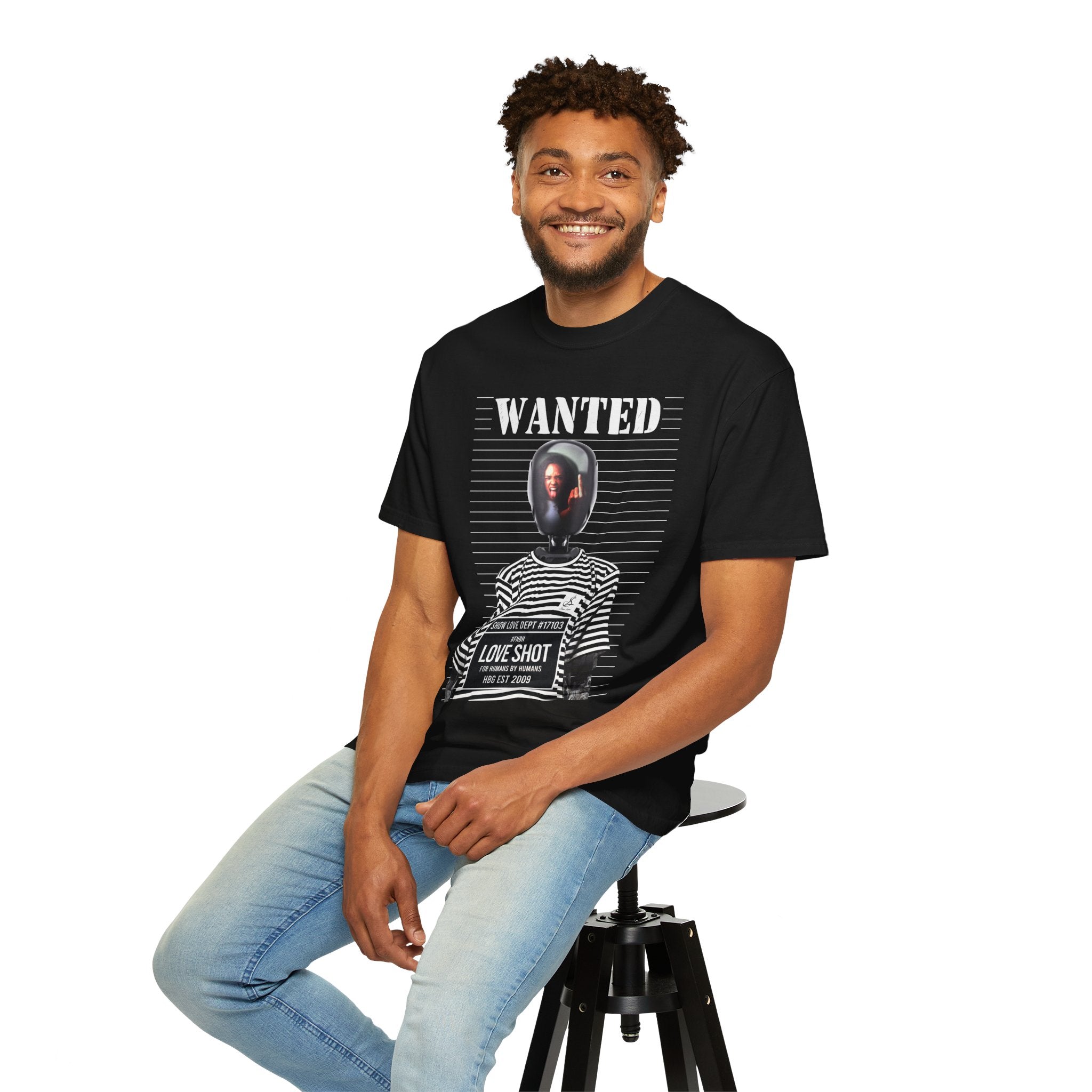 Wanted Love Shot Tee | Unisex Gift, Graphic T-shirt, Trendy Fashion, Unique Apparel, Casual Wear, Gift for Him/Her