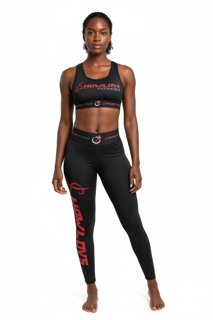 Show Love Women’s Performance Leggings & Shorts Set
