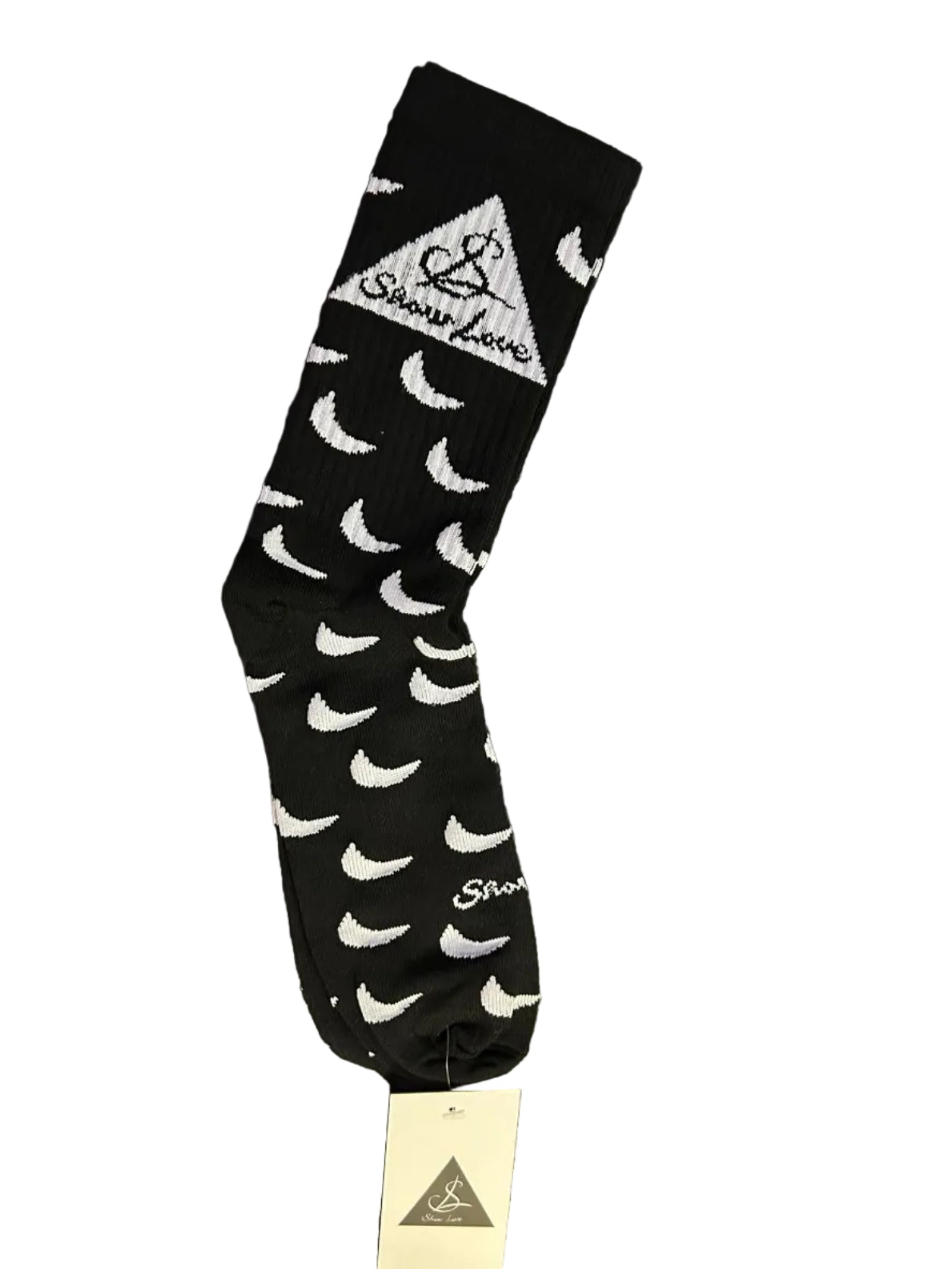 Show Love Signature Pattern Socks